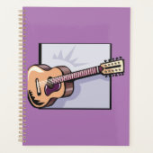 Retro akoestische 12-snarige gitaar planner (Voorkant)