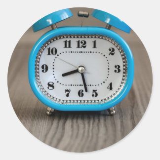 Retro Alarm Clock Ronde Sticker