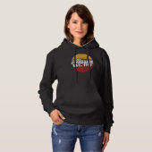 Retro Alaska Oost 1959 The last Frontier State Map Hoodie (Voorkant volledig)