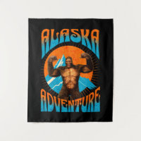 Retro Alaska Sasquatch Bergavontuur