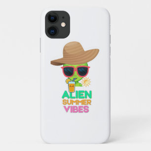 Retro Alien Zomer Strand Sfeer iPhone 11 Hoesje