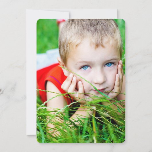 Retro Aliens Super Enfants Photo Invitation Annive (Dos)