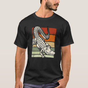 Retro  Alligator Gator Crocodile Zoo Animal T-shirt