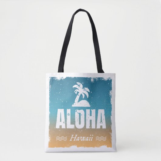 Retro Aloha Hawaii Draagtas (Voorkant)