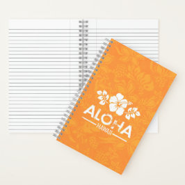 Retro Aloha Hawaii Groet Notitieboek