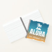 Retro Aloha Hawaii Notitieboek (Binnen)