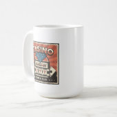 retro Amateurs de jeu Casino Coffee Mug (Devant gauche)