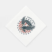 Retro American Eagle Servet (Hoek)