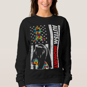 Retro American Flag Autism Beer Awareness Fa Trui