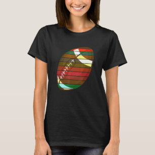 Retro American Football  Ball Rugby Union T T-shirt