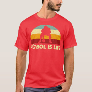 Retro Amerikaans is leven T-shirt