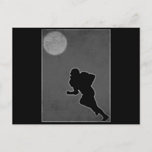 Retro Amerikaans voetbalontwerp Briefkaart