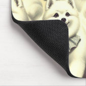 Retro Amerikaanse Eskimo illustratie Muismat (Hoek)