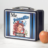 Retro Amerikaanse Pinup_ Me Sarcastisch Nooit (In situ)