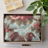 Retro Amerikaanse Pit Bull Terrier Illustratie Tissuepapier (Geschenk)