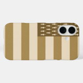 Retro Amerikaanse Vlag  Case-Mate iPhone Case (Achterkant (horizontaal))