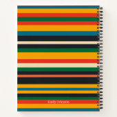 Retro Amour & Foi Carnet personnalisé (Dos)