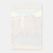 Retro Amsterdam Nederland Post-it® Notes (Voorkant)