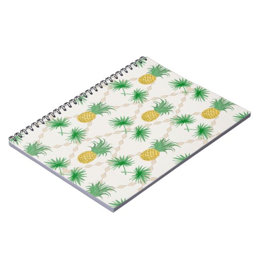 Retro, ananas notitieboek (Linkerzijde)