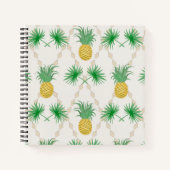 Retro, ananas notitieboek (Voorkant)