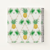 Retro, ananas notitieboek (Achterkant)