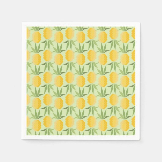 Retro-ananassen Servet (Voorkant)