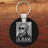 Retro Ander Hamilton Tee Funny Saying Men Women Ki Sleutelhanger (Voorkant)