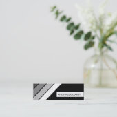 retro ANESTHESIOLOGIST Mini Visitekaartje (Staand voorkant)