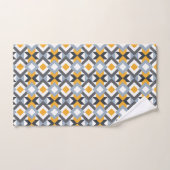 Retro Angles Abstract Geometric Pattern (Serviette à main)