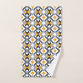 Retro Angles Abstract Geometric Pattern (Serviette à main)