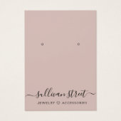 Retro Animal Print Earings Display Kaart (Voorkant)