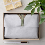 Retro Anjer Bloem Tissuepapier (Geschenk)