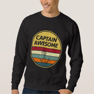 Retro Anker Zeilboot Zeilkapitein Trui