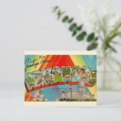 Retro ansichtkaart van Arkansas Postcard Briefkaart (Staand voorkant)