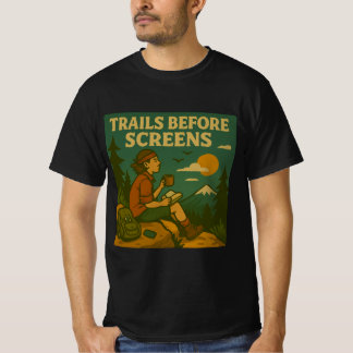 Retro Anti-Tech Hiking T-shirt