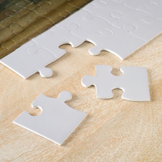 RETRO ANTIEK SEWWINGMACHINE PUZZZLE LEGPUZZEL (Zijkant)