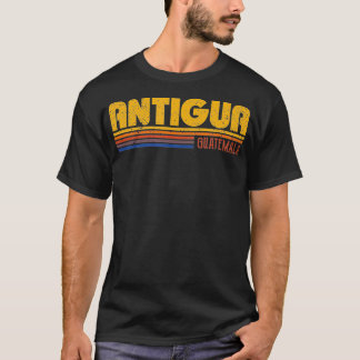 Retro Antigua Guatemala stijl T-shirt