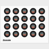Retro AOC 2028 Fight Oligarchy Protest Resist Bern Ronde Sticker (Vel)