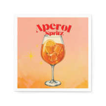Retro Aperol Spritz Cocktailparty 