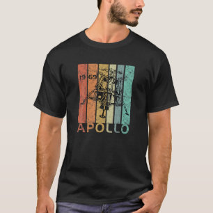 Retro Apollo 11 50th Jubileum Moon Landing 1969 T-shirt