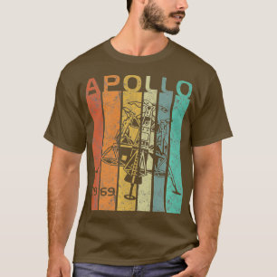 Retro Apollo 11 50th Jubileum Moon Landing T-shirt