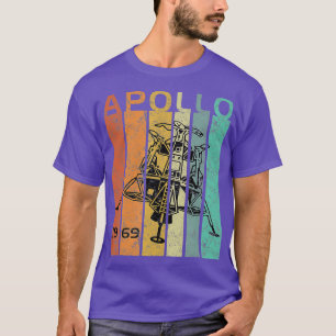 Retro Apollo 11 50th Jubileum Moon Landing T-shirt