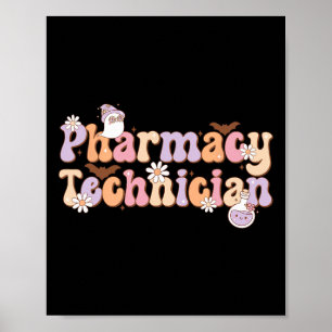 Retro Apotheek Technicus Halloween Spooky Pharmac Poster