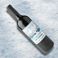 Retro Après Ski Winter Berg Verjaardagsfeestje