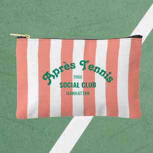 Retro Après Tennis Social Club Roze Streep Etui