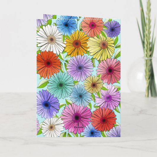 Retro Aqua Blue Gepersonaliseerde 21e Verjaardag B Kaart (Achterkant)