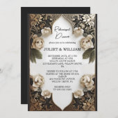 Retro Arabisch Exotisch Bold Damask repetitie dine Kaart (Voorkant / Achterkant)