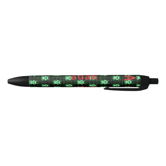 Retro Arcade Alien Pen – Aangepaste naam en Initia (Bodem)