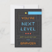 Retro Arcade Game Classroom Carte Saint-Valentin (Devant)