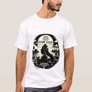 Retro Arcade Joystick Gamer T-Shirt Ontwerp